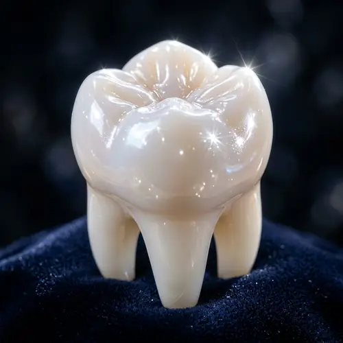 Brilliantly Shining Molar Tooth
