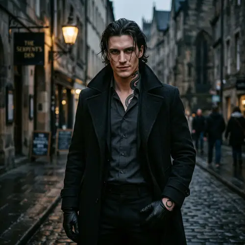 The Enigmatic Man: Style and Presence Defined