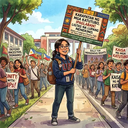 Filipino Student Supporting Indigenous People Initiatives