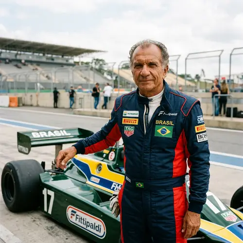 Retired Professional Race Car Driver in Racing Suit | Brazilian Descent