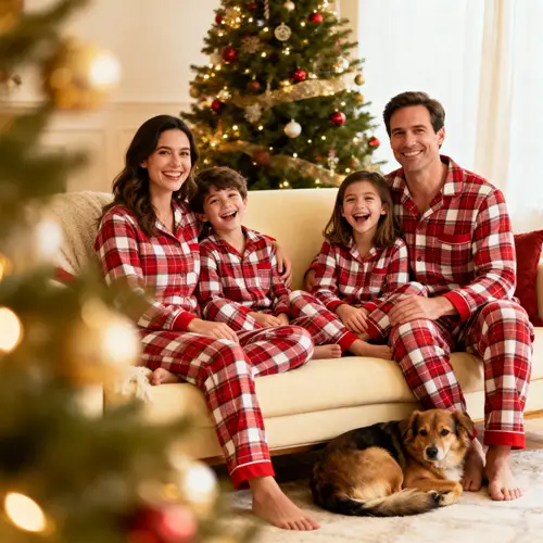 Family Christmas Pajama Photo Ideas