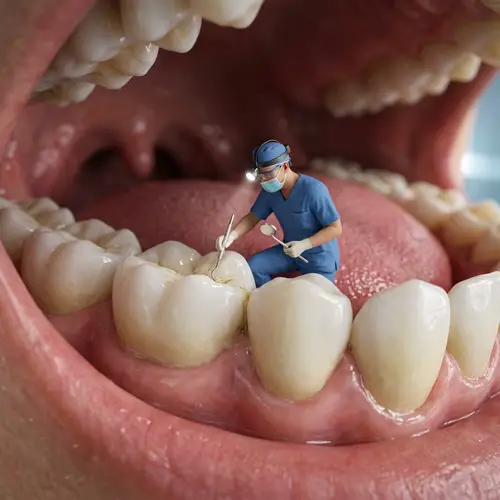 Mini Dentist: Teeth Cleaning in Human Mouth