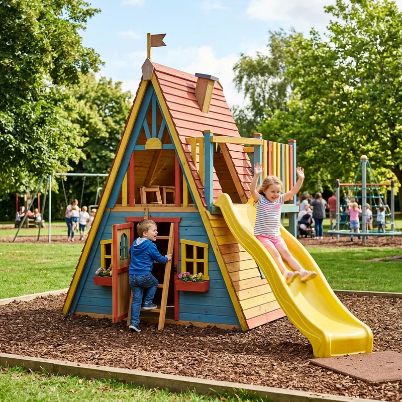 Kids' Playhouse A-Shaped Slide Game Kids' Playhouse A-Shaped Slide Game