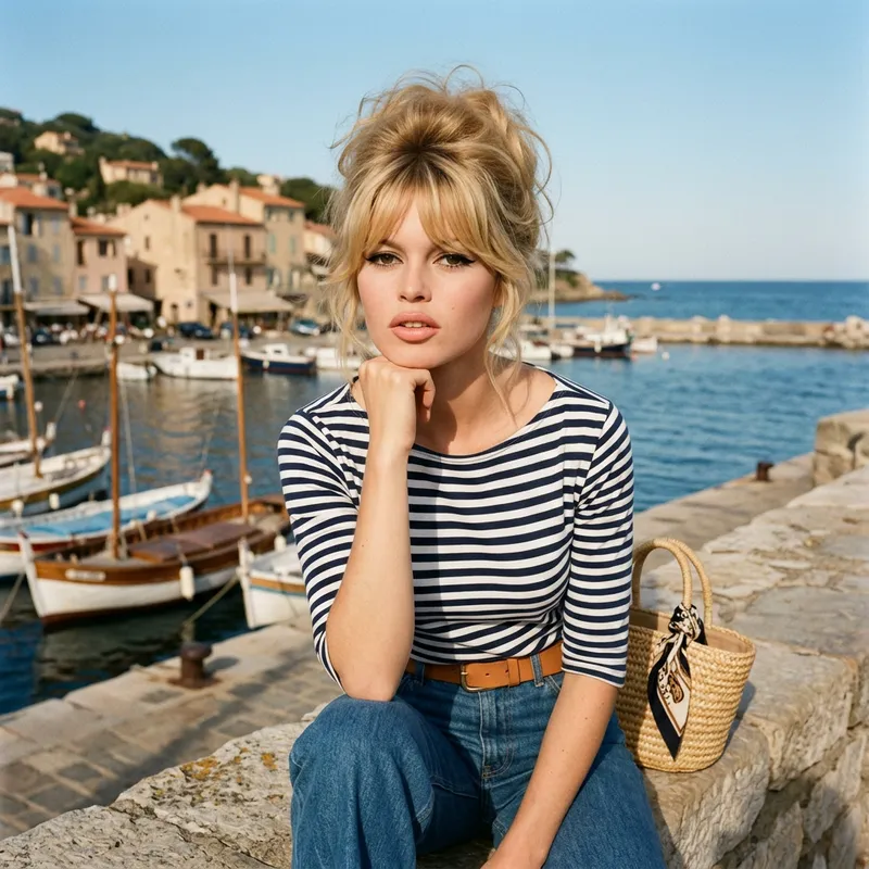 Young Woman Inspired by Brigitte Bardot Young Woman Inspired by Brigitte Bardot