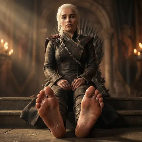 Hyperrealistic Daenerys Targaryen Portrait Art