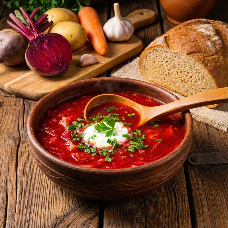 How to Make Traditional Ukrainian Borscht at Home