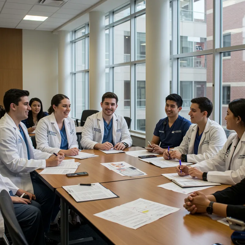 Staff Meeting at Medical School for Trainees