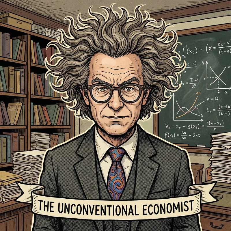 President Milei: A Striking Economist with Wild Hair and Intense Expression