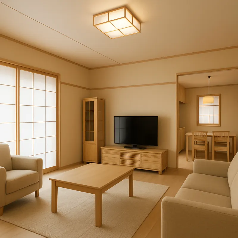 Japanese Modern Style in Beige Color