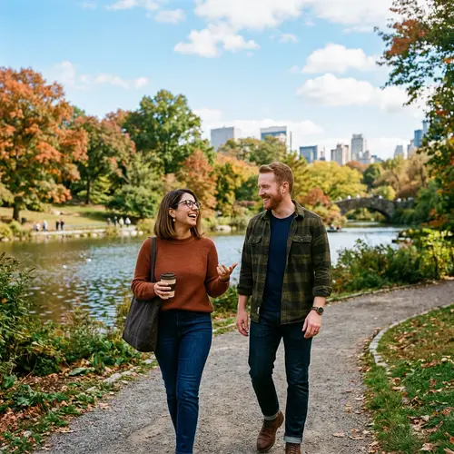 Contemporary Casual Clothing in a City Park | Enjoying a Sunny Day