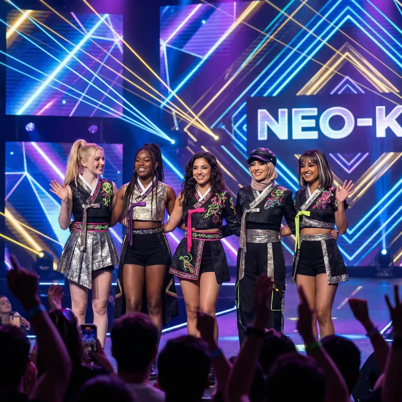 K-Pop Girl Group Concert Costume Design