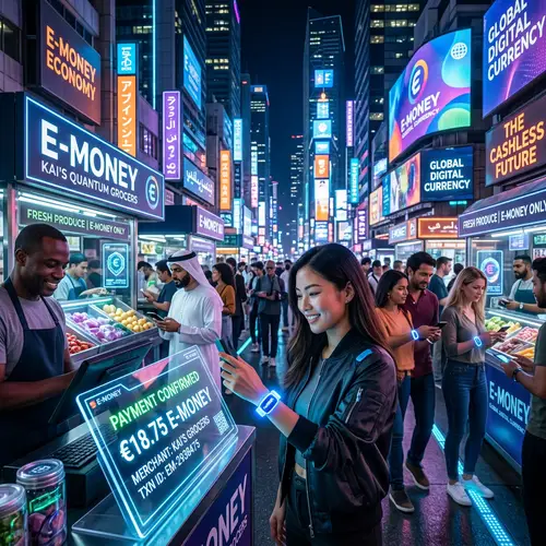 Futuristic E-Money: Digital Currency in Advanced Society