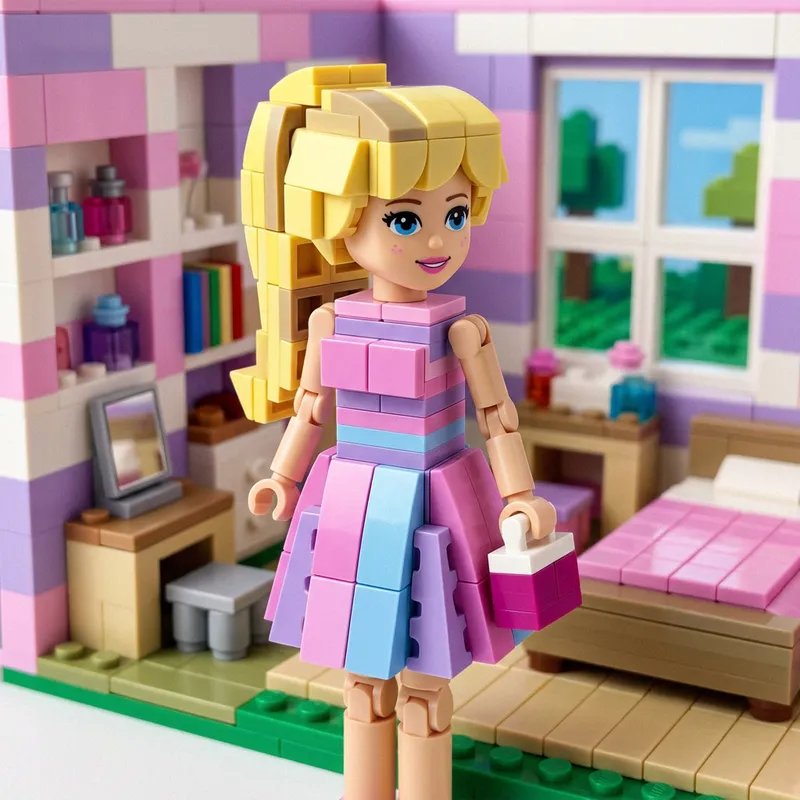 Lego Barbie Fashion Doll Construction