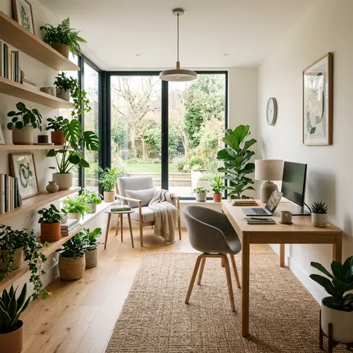 Modern Study Room Interior Design with Contemporary Vibe