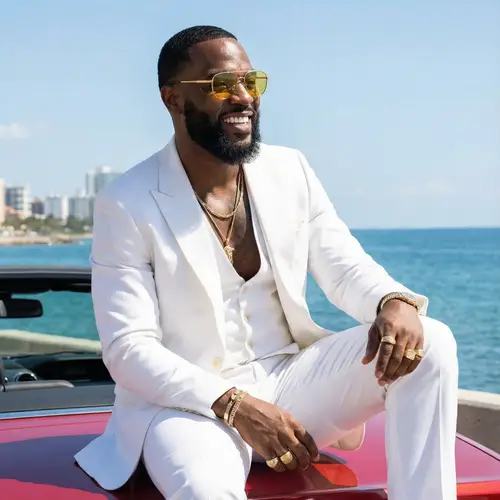 Dashing South Indian Man in a Stylish Portrait