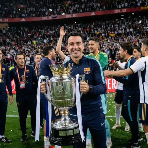 Soccer Coach Celebrates King's Cup Victory