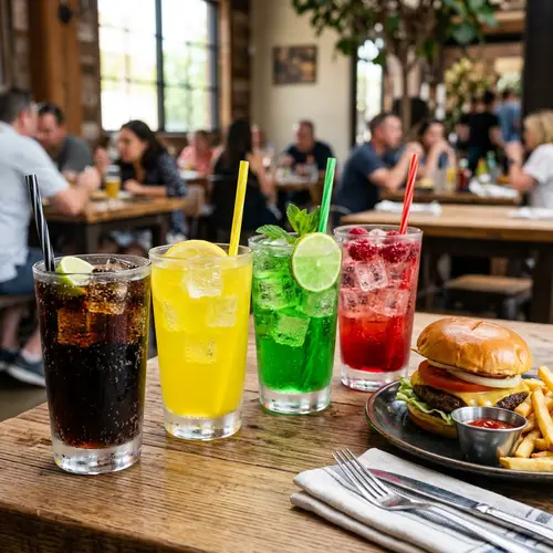 Refreshing Icy Drinks in Vibrant Colors