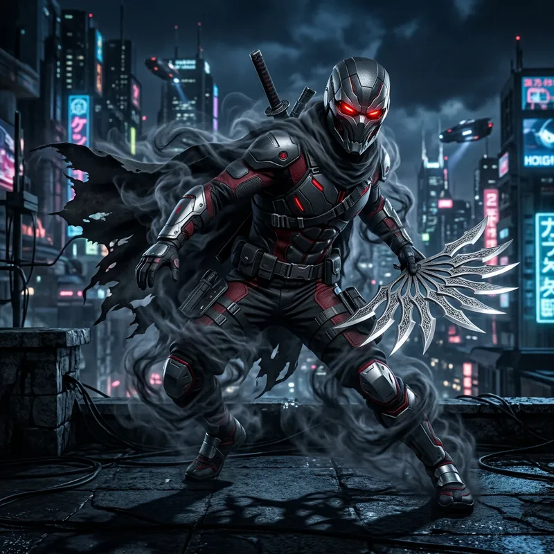 Hayabusa - Stealthy Ninja Warrior with Precision, Agility & Stealthy Abilities