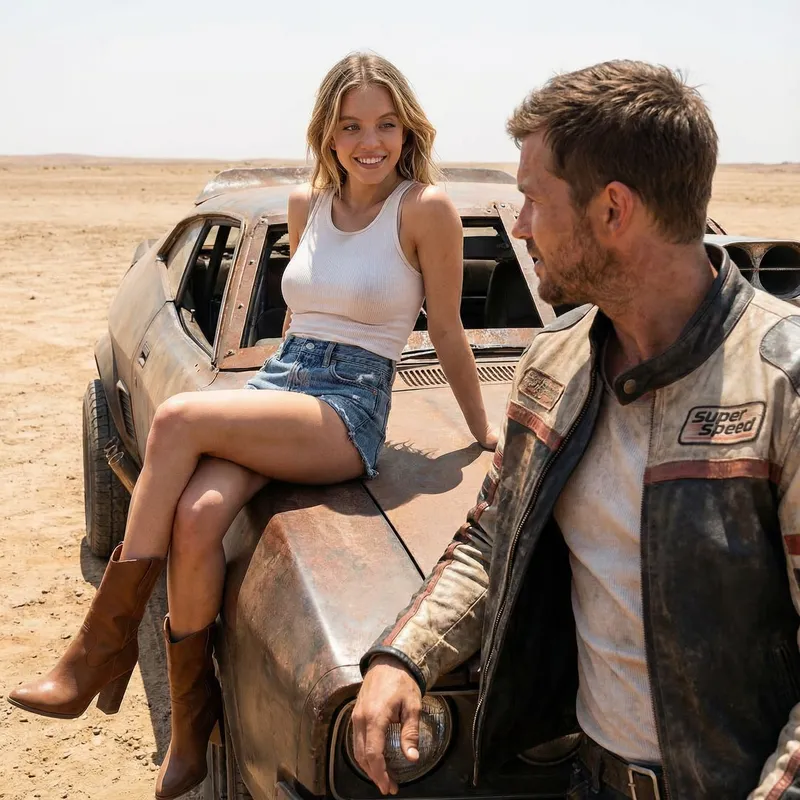 Sydney Sweeney & Ace in Super Speed Scene