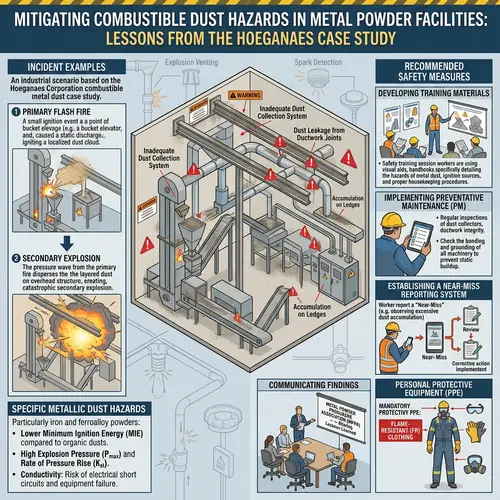 Metal Dust Hazards: Preventative Measures & Training Recommendations