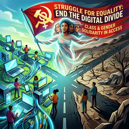 Digital Divide & Marxist Feminism: A Visual Exploration