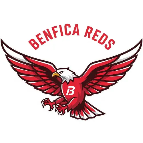 Benfica Reds Football Team Eagle Symbol