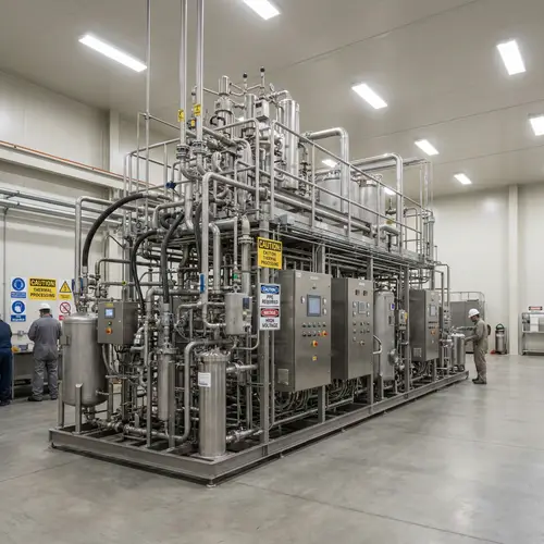 Industrial Thermal Desorption Unit in Clean Factory Facility