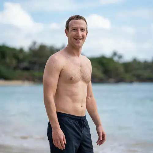 Mark Zuckerberg Shirtless Photo