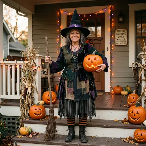 Spooky Halloween Witch Decorations