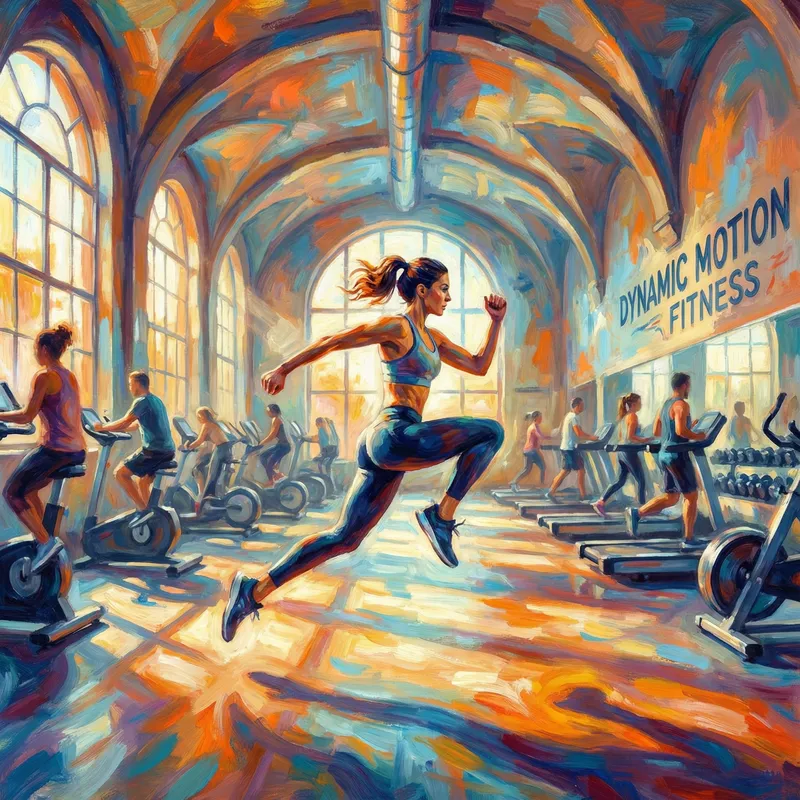 Energetic Gym Workout Inspired by David Hockney | Fitness Genre