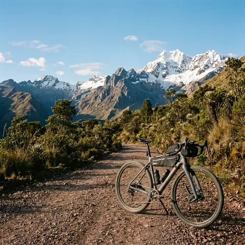 Gravel Bicycle Adventure in Majestic Andes Mountains