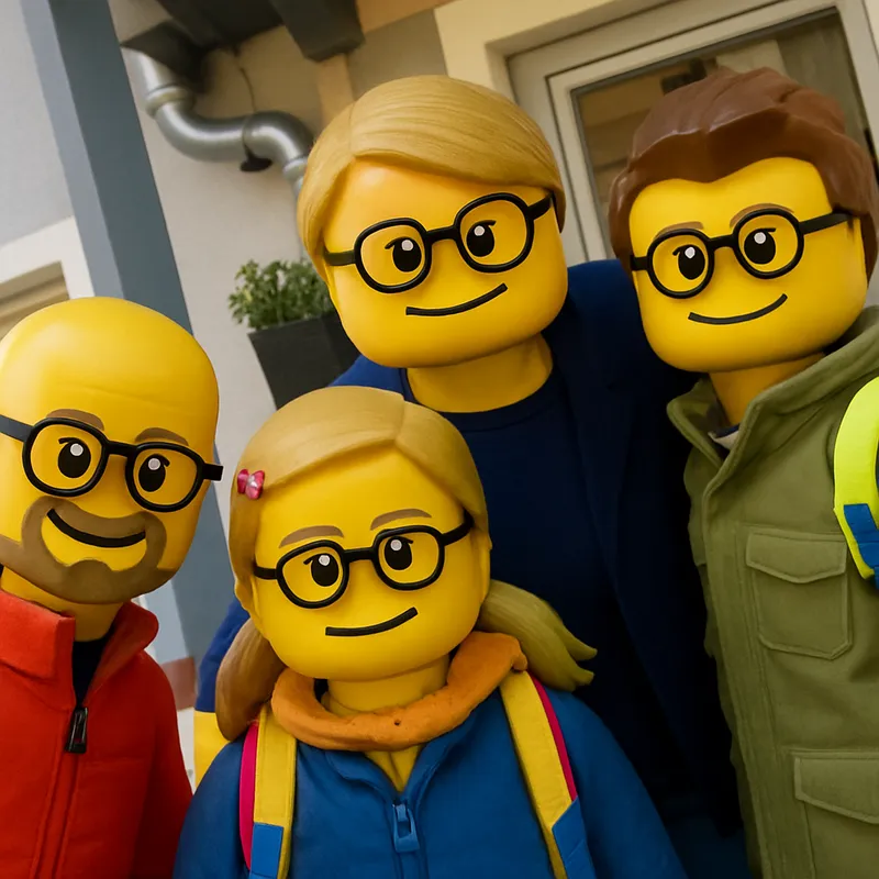 Transform People into LEGO Figures