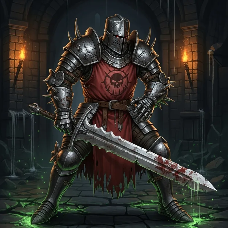 Medieval Knight Enemy Design for Games