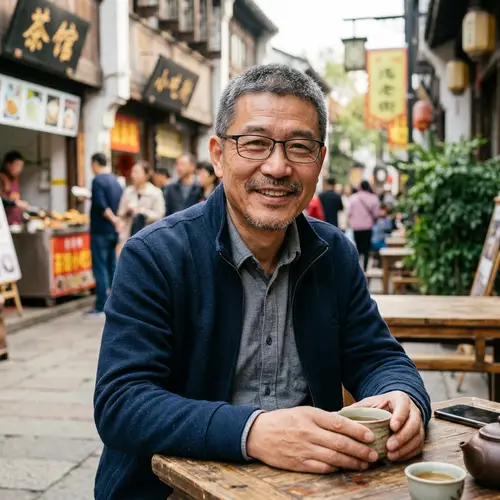 Chinese Adult Male Around 50 Years Old