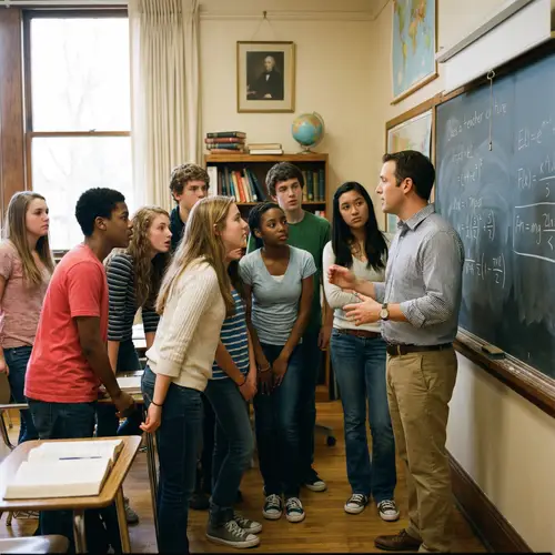 Students Engaged in Classroom Learning