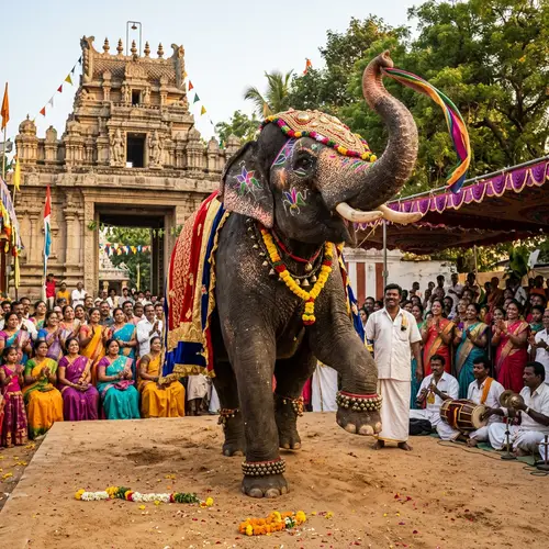 Elephant Dance - Majestic Performance