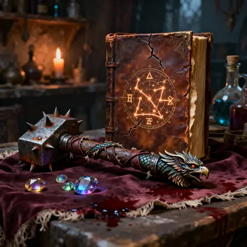 Fantasy RPG Character Items & Weapons - Detailed Textures