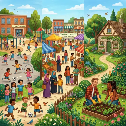 Harmony and Cooperation in Diverse Landscape