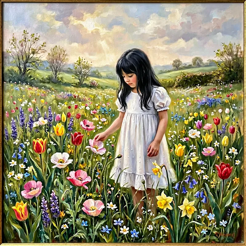 Spring Solstice: Cherished Moments in Oil Painting Spring Solstice: Cherished Moments in Oil Painting