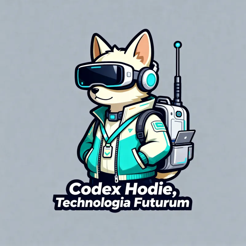 Futuristic Animal Mascot with VR Headset & Gadgets