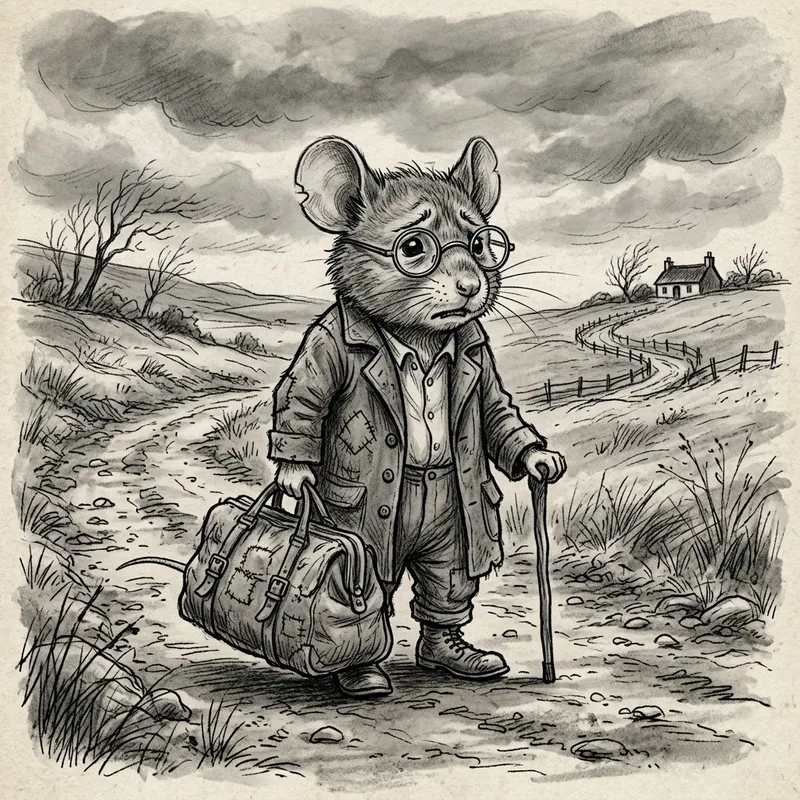 Detailed Anthropomorphic Mouse Character