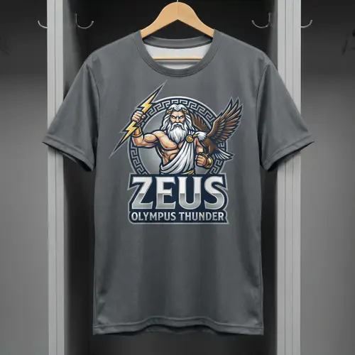 Zeus Gray Sports Shirt - Premium Athletic Wear