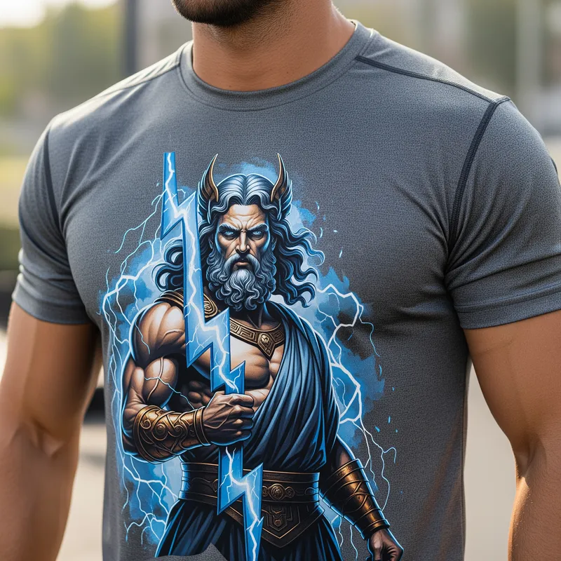 Zeus Gray Sports Shirt - Premium Athletic Wear