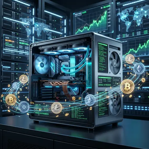 Advanced Cryptocurrency Mining Machine | Bitcoin, Ethereum Mining