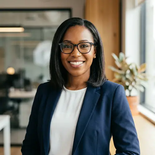 Professional Headshot for LinkedIn - Confident Black Woman