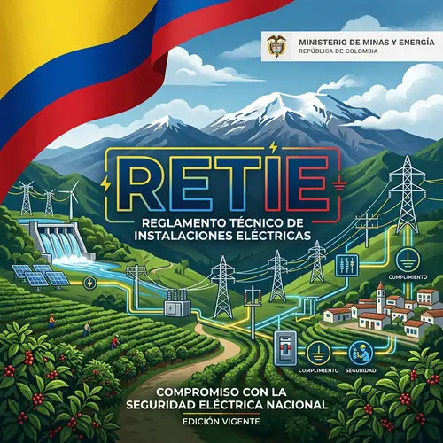 RETIE in Colombia: Professional Cover Design