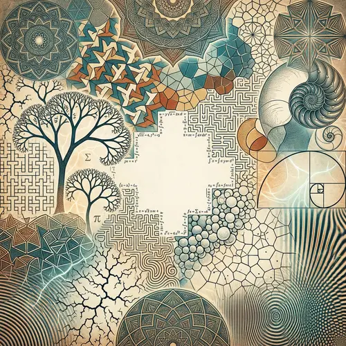 Mathematical Patterns Collage for Problem-Solving Inspiration