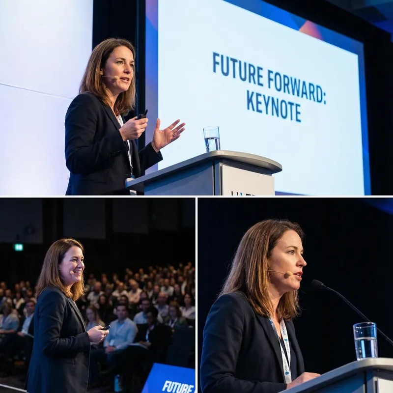 Stunning Keynote Speaker Photos on Stage