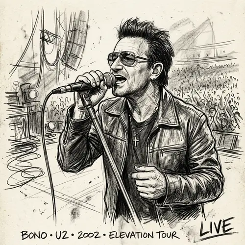 Bono Sketch Art - Unique Artwork Inspiration