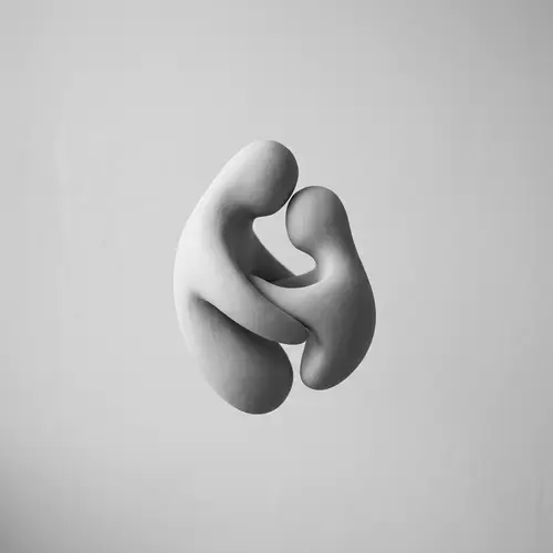 Minimalist Artwork Illustrating Empathy